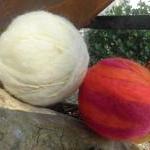 Lavender Filled Wool Dryer Balls, Set Of 6. Eco..